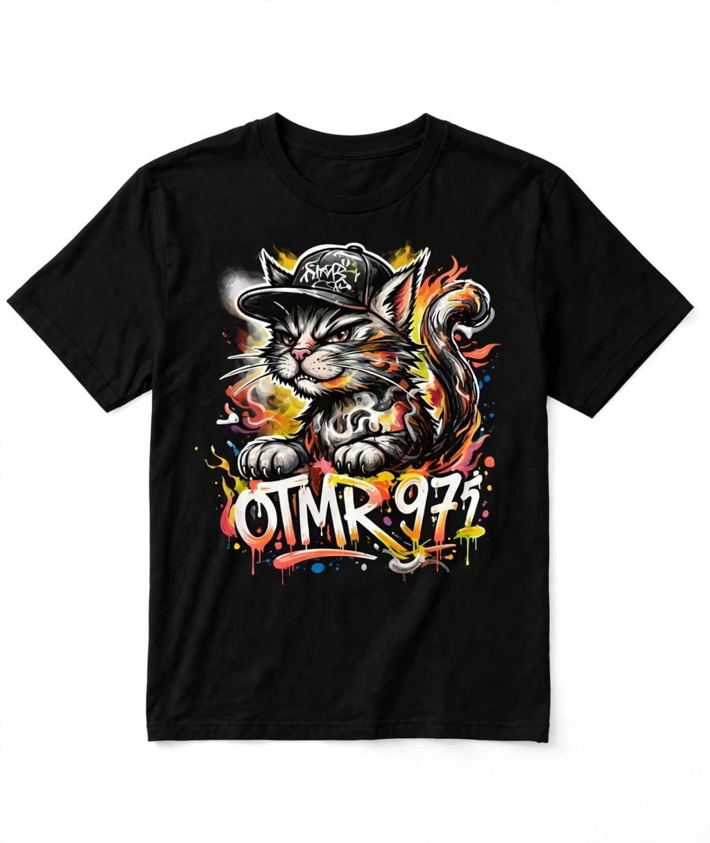 T-Shirt OTMR - Chat Graffiti 975 - Edition Limitée