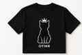 T-Shirt OTMR - Chat Couronne - Edition Limitée